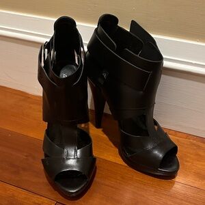 Aldo Black Strappy High Heels